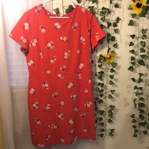 Form Fitting Floral Dress